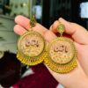 Resin Earings in transparent with white flowers|| Resin Jewellery