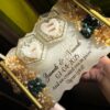 14 by 8 inches Resin Engagement tray with mongia color