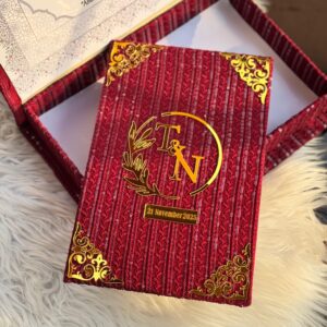 A4 Size Nikkah Booklet only in mahroon color