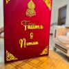 Booklet In Mehroon & Golden theme A3 size
