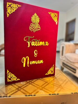 Booklet In Mehroon & Golden theme A3 size