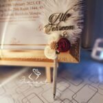 New Maroon Royal Pen With Couple Name