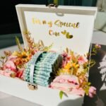 Acrylic box without cash for Haq Mehar