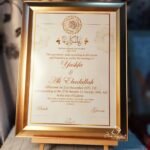Gold Nikkah Nama with Gold Frame In A3 Vol 1
